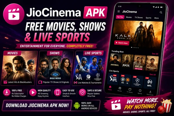 JioCinema APK: Free Movies, Shows & Live Sports
