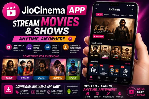 JioCinema APP: Stream Movies & Shows Anytime, Anywhere