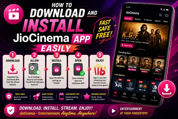 How to Download and Install JioCinema APP Easily