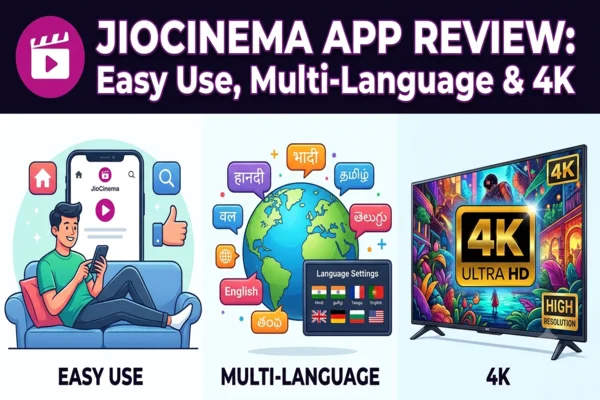 JioCinema APP Review: Easy Use, Multi-Language & 4K
